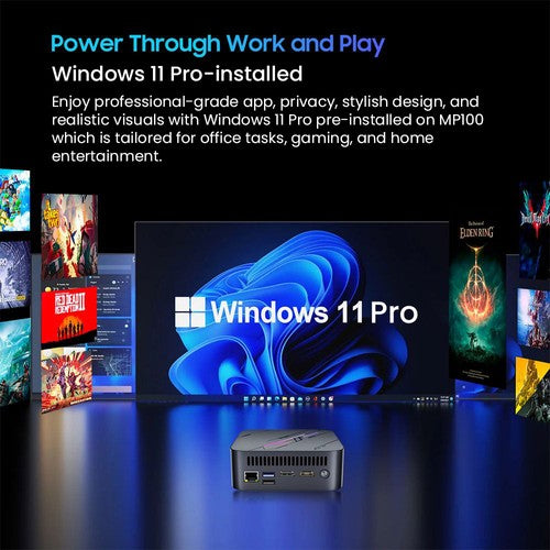 Blackview MP100 Mini PC, AMD Ryzen 7 5700U 8 Cores Max 4.3GHz, 16GB RAM 512GB SSD Blackview MP100 Mini PC, AMD Ryzen 7 5700U 8 Cores Max 4.3GHz, 16GB RAM 512GB SSD
